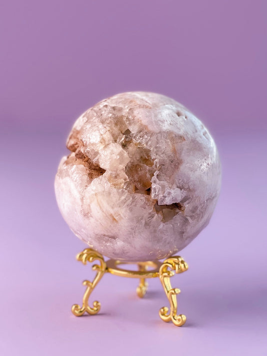Pink Amethyst Sphere 199NS