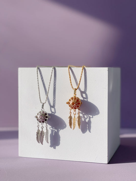 Dreamcatcher Locket Bag Charm and Necklace