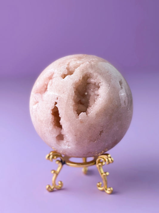 Pink Amethyst Sphere 488PS