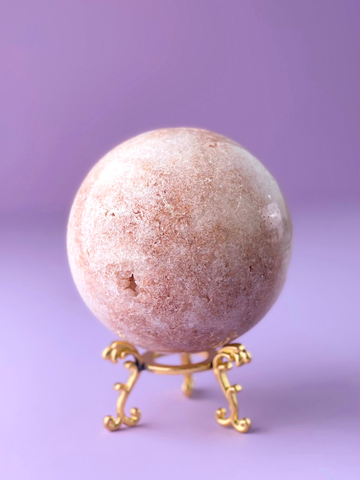 Pink Amethyst Sphere 488PS