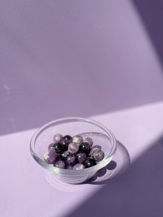 Chevron Amethyst Mini Sphere (14-15mm)