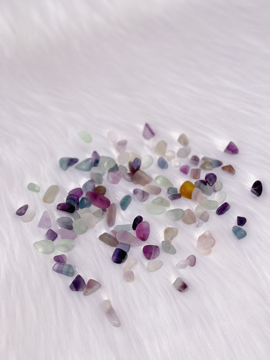Rainbow Fluorite Chips