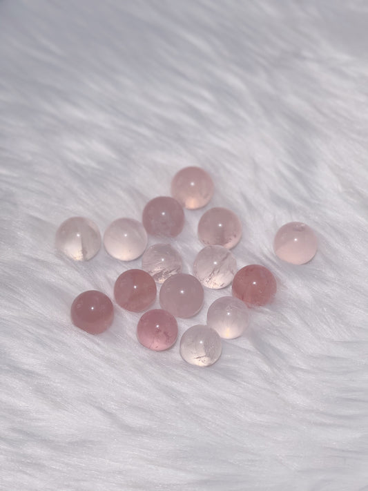 Rose Quartz Mini Spheres