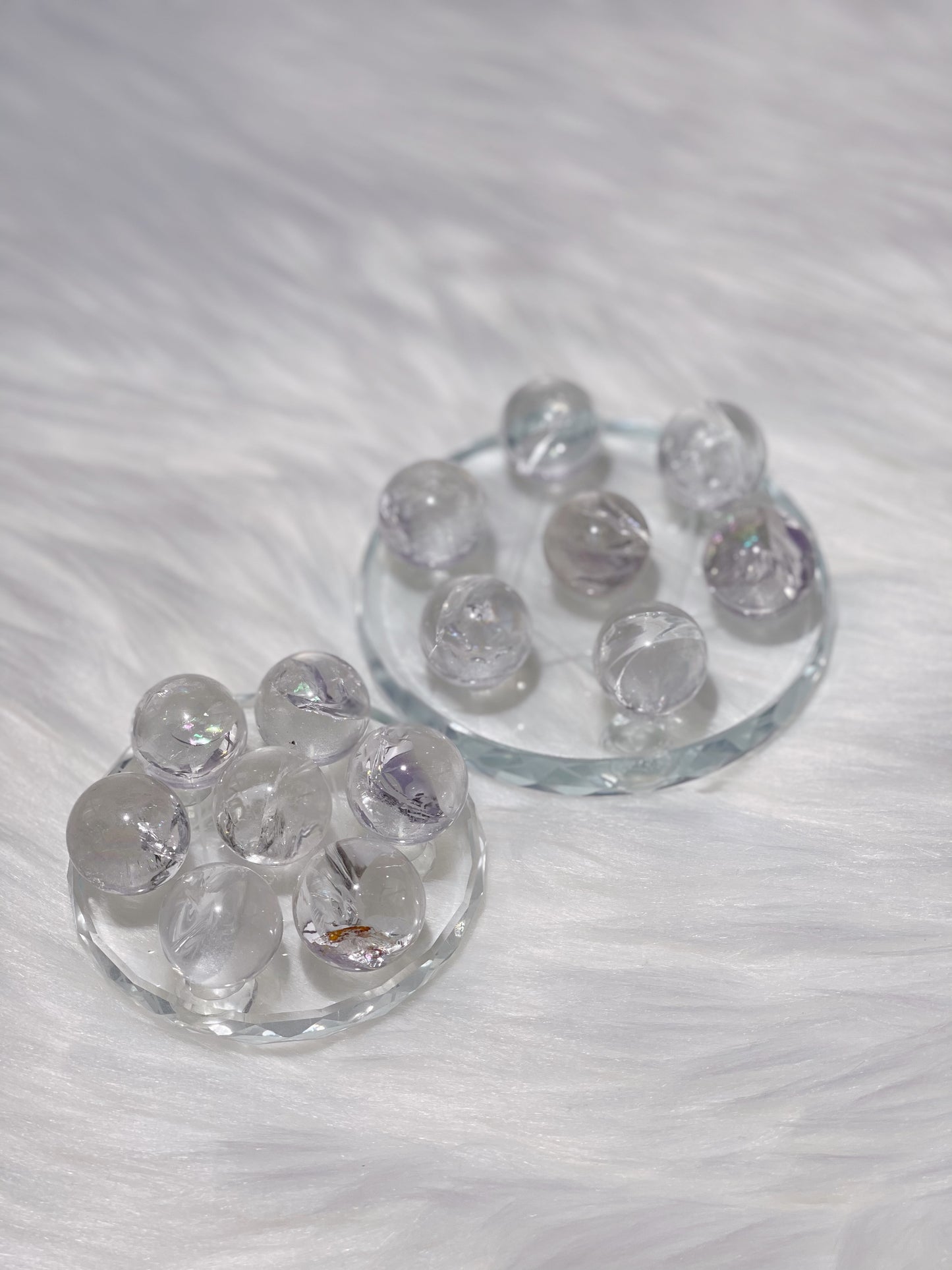 Hexagram Star Glass Sphere Stand