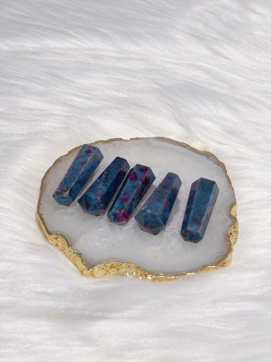 Ruby Kyanite Mini Double Terminated Point