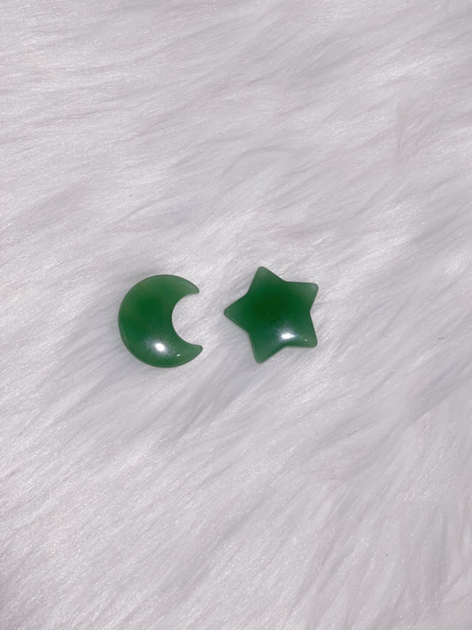 Green Aventurine Star/ Moon