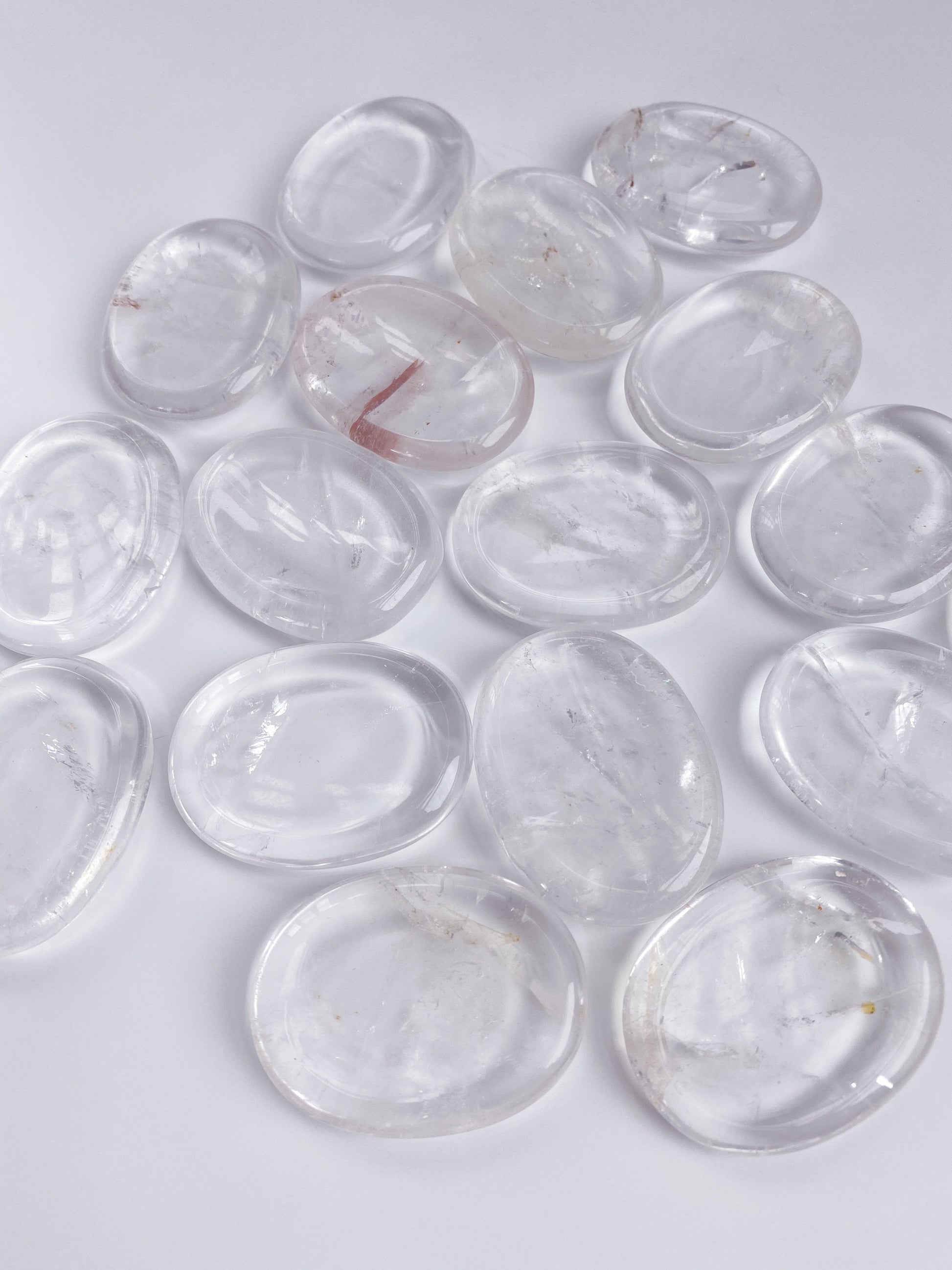 Clear Quartz Worrystone - Caring Crystals