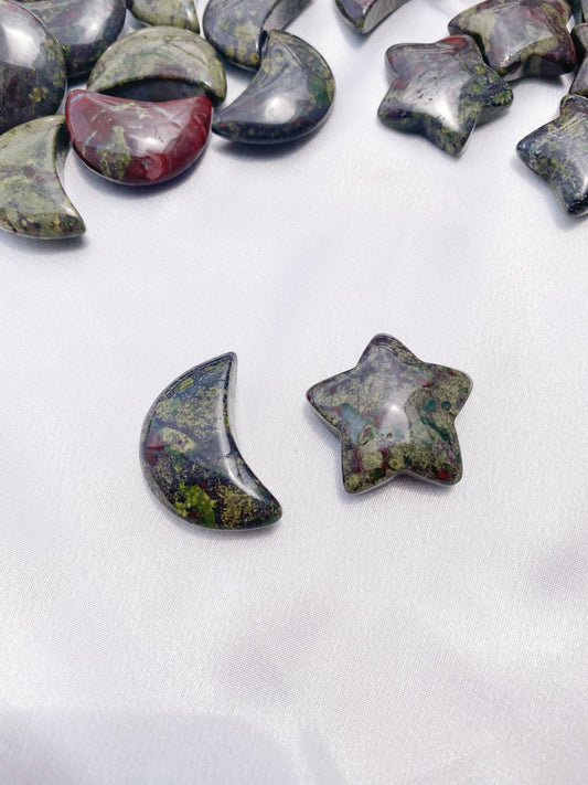 Dragon Blood Star and Moon - Caring Crystals