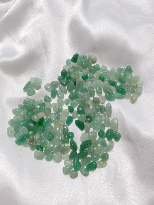 Green Aventurine Chips - Caring Crystals