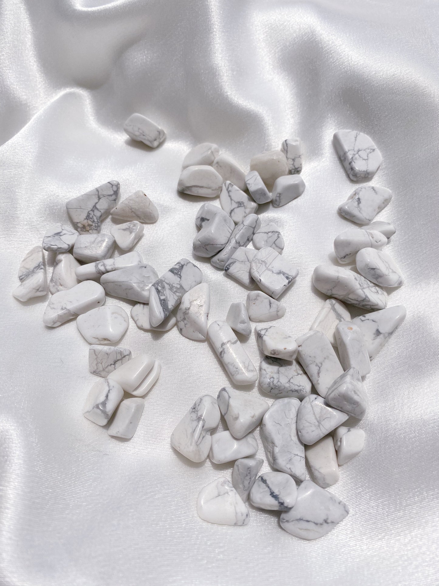 Howlite Chips - Caring Crystals