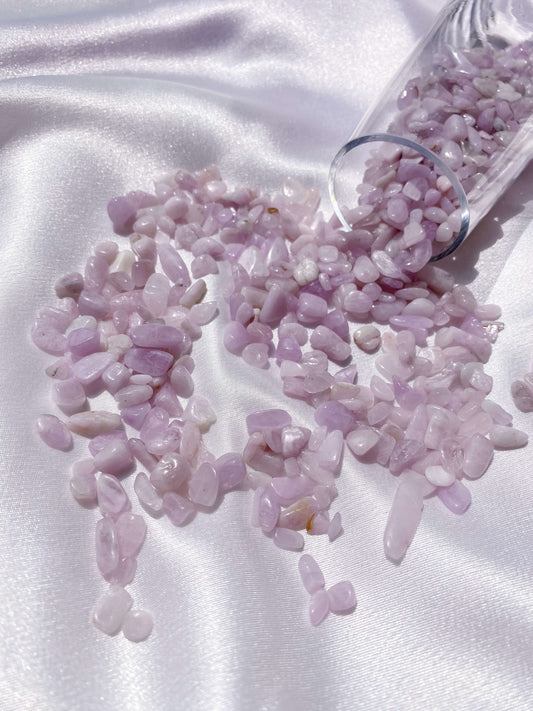 Kunzite Chips - Caring Crystals