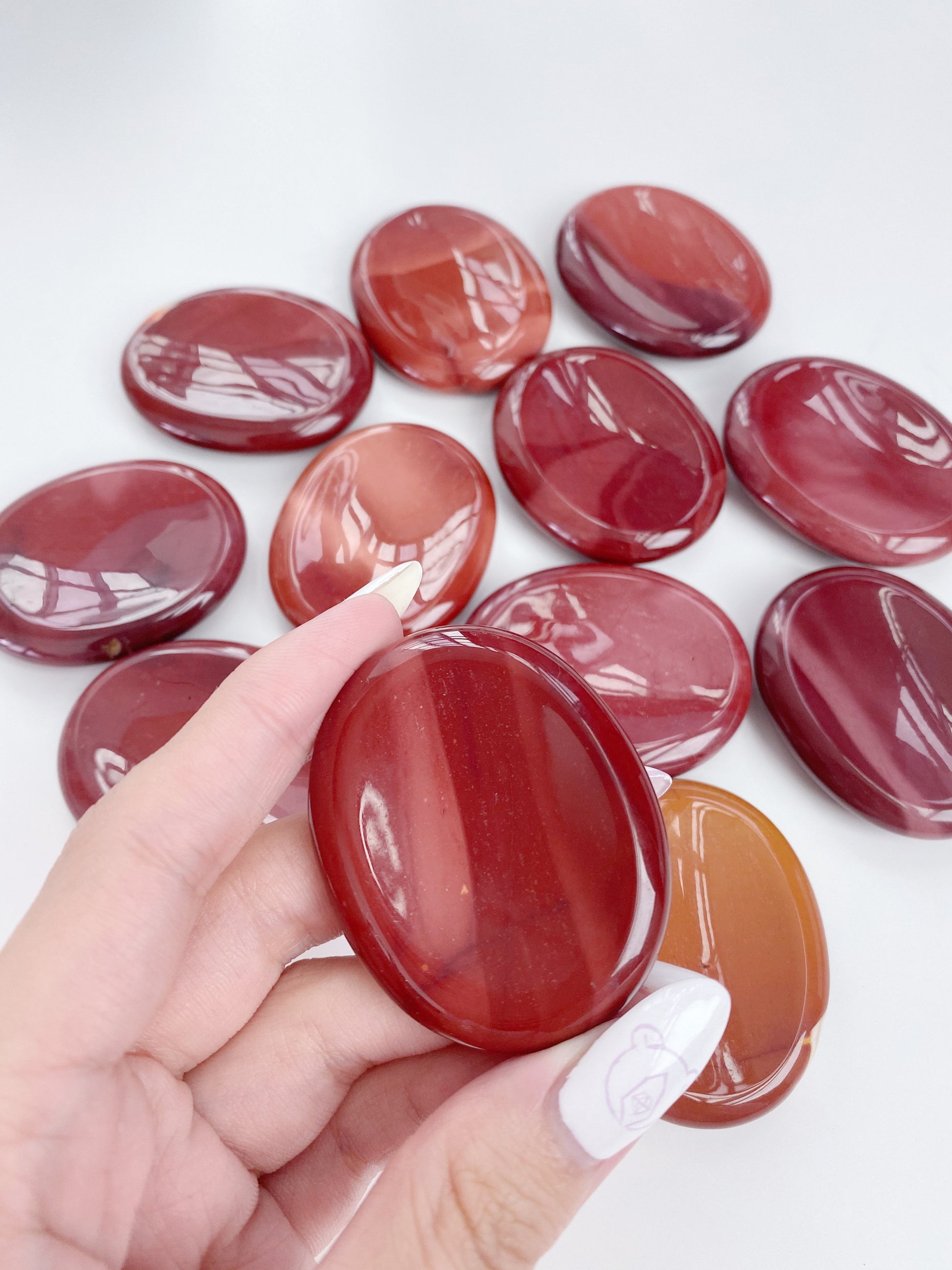 Mookaite Jasper Worrystone - Caring Crystals