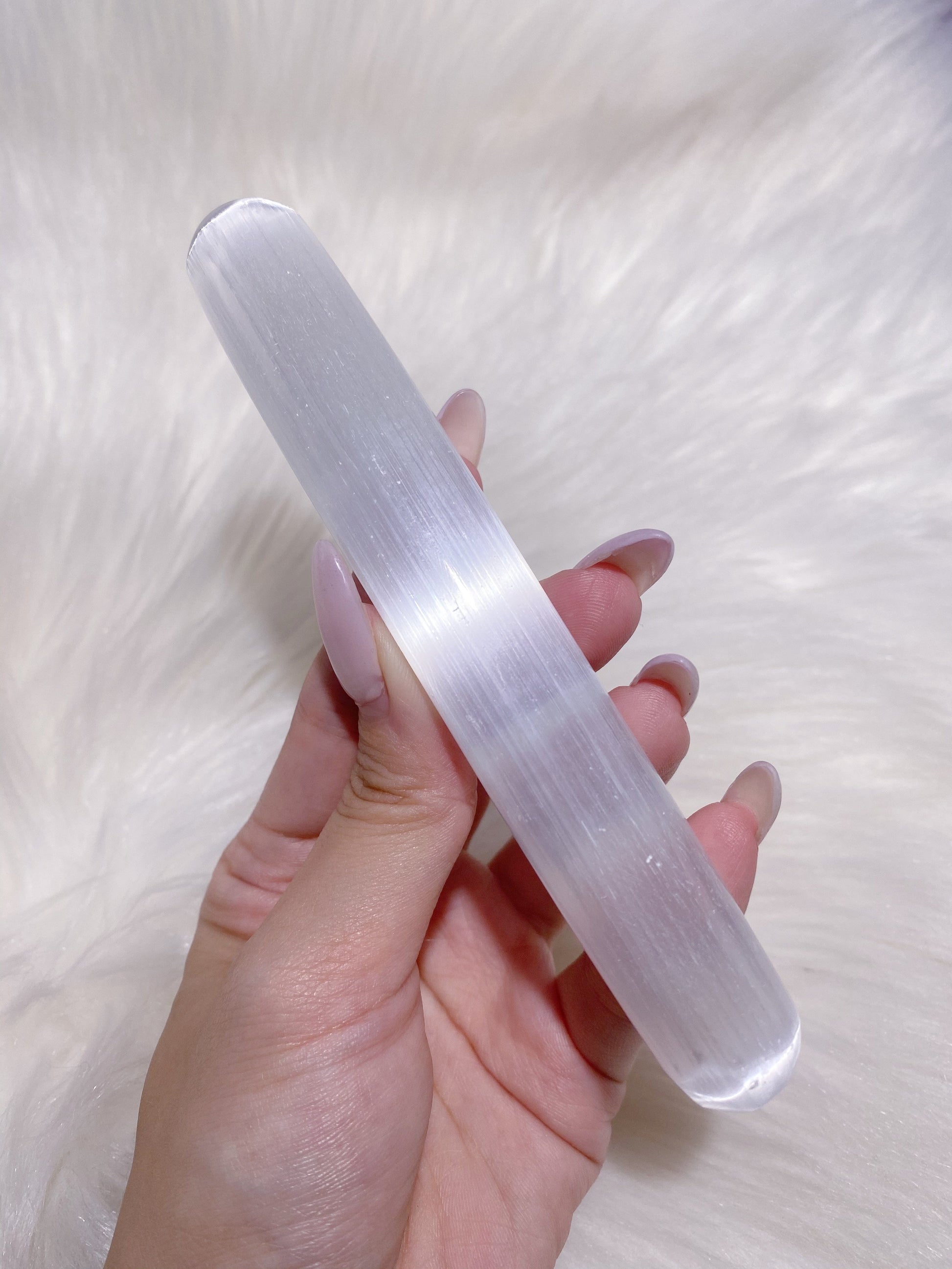 Satin Spar Selenite Wand - Caring Crystals